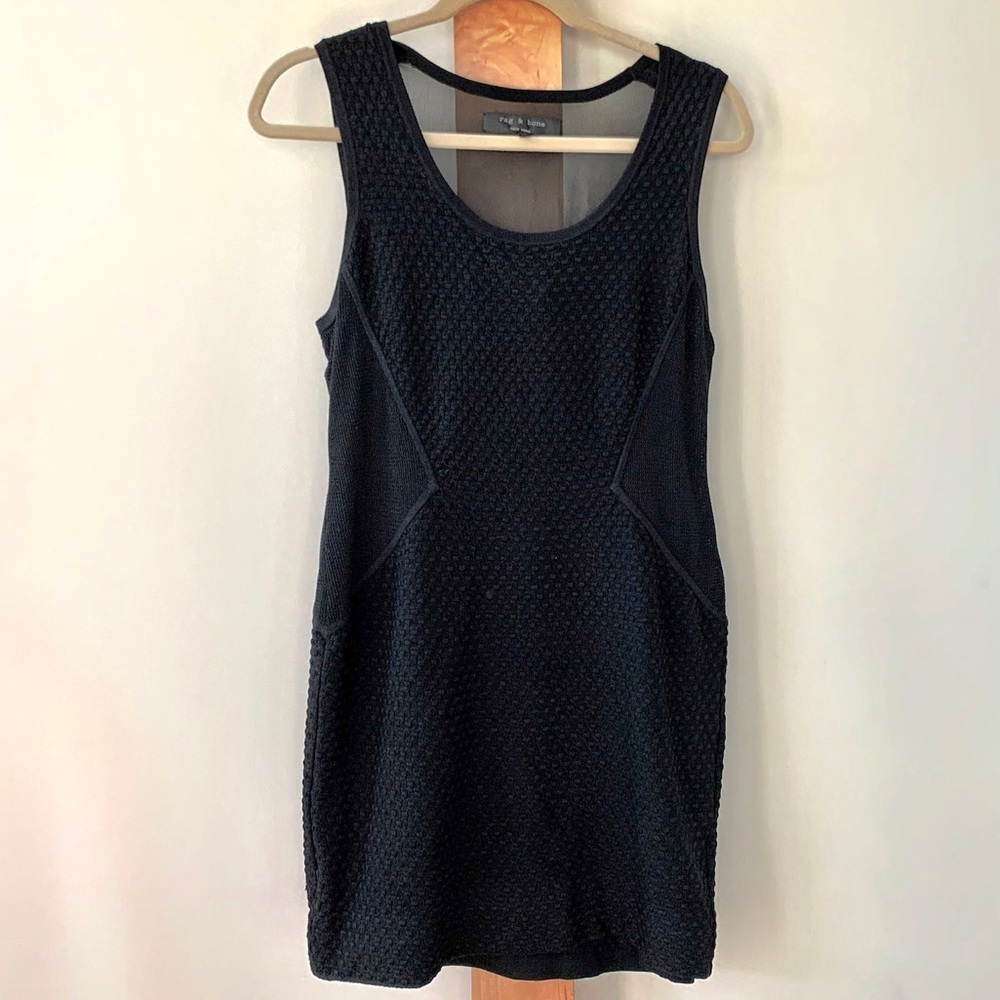 Rag and Bone black knit dress